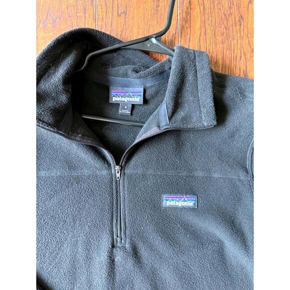 Patagonia Black Fleece Pullover Quarter-Zip - Picture 5 of 5